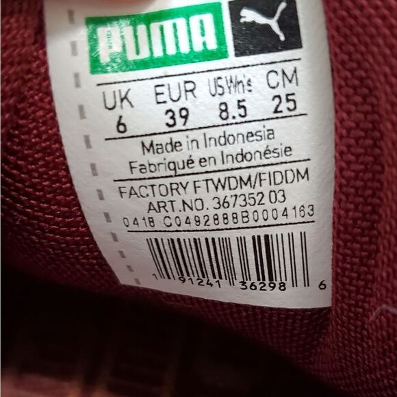 Puma Suede Brick Red Sneakers - Picture 5 of 6